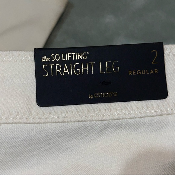 Chico's White and Cream Jeans - Picture 4 of 4